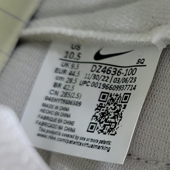 Nike‎ Mac Attack SP X  Social Status Sneakers Mens 10.5 White Pine Green New main image 6